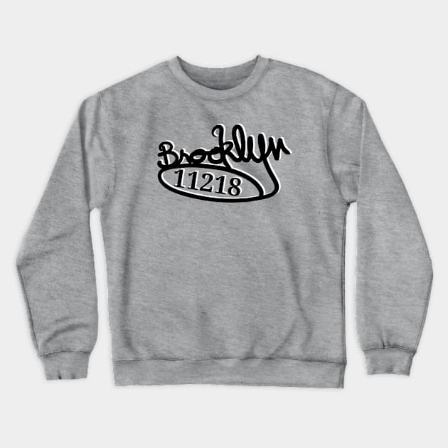 Code Brooklyn Crewneck Sweatshirt by Duendo Design